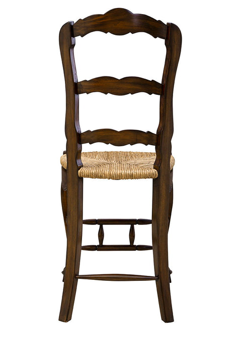 24" Ladderback Counter Stool - Dark Brown