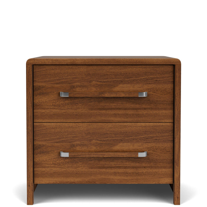 Elsie - 2 Drawer Nightstand - Dark Brown
