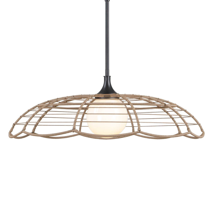 Lakeside - Indoor-Outdoor 1 Light Pendant - Black