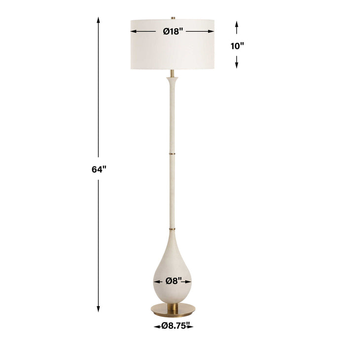 Dewdrop - Floor Lamp - Ivory