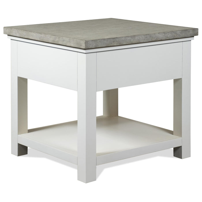 Cora - Side Table - Cloud / Fog
