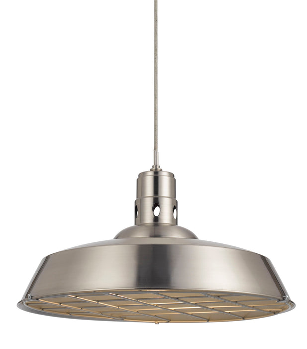 10.38" Height Metal Pendant - Rust