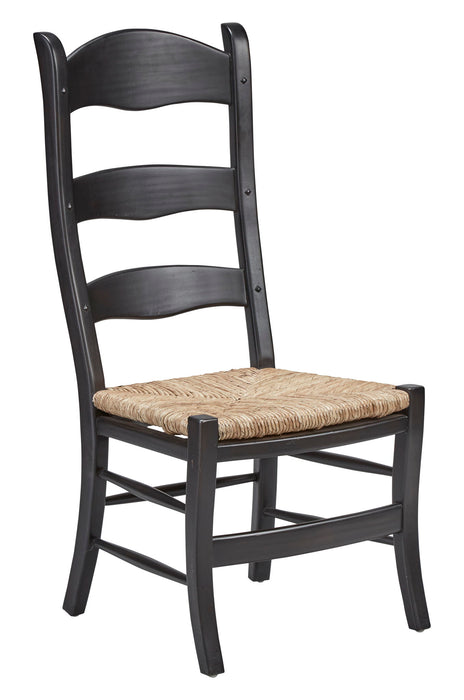 Crawford - Ladderback Side Chair (Set of 2) - Black
