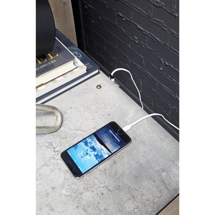 Intrigue - 1 Drawer Nightstand - Light Brown