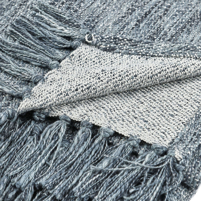 Throws - TC Sharma Throw - Denim Blue