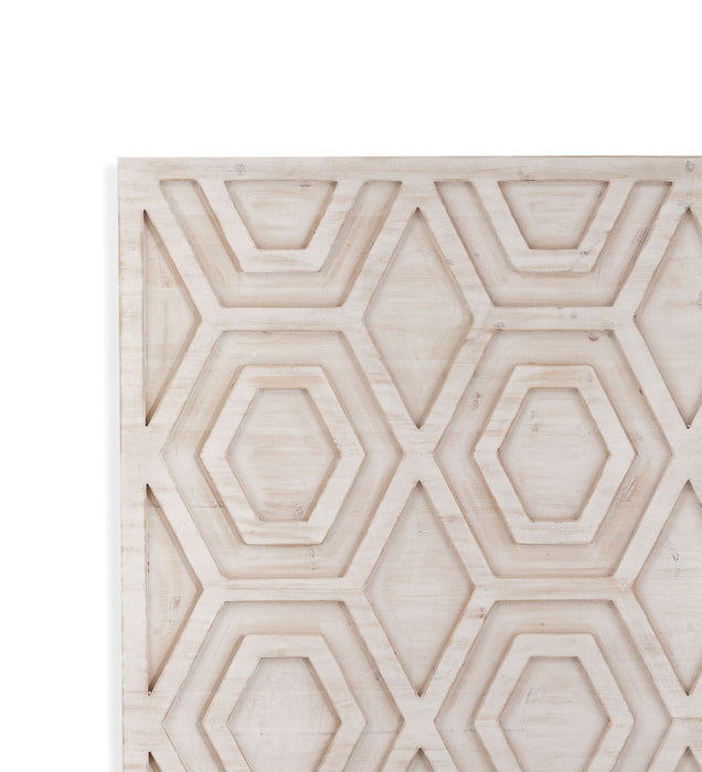 Geometric Wall Hanging - Beige