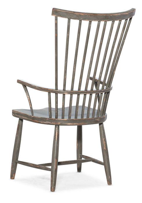Alfresco - Marzano Windsor Arm Chair - Dark Gray