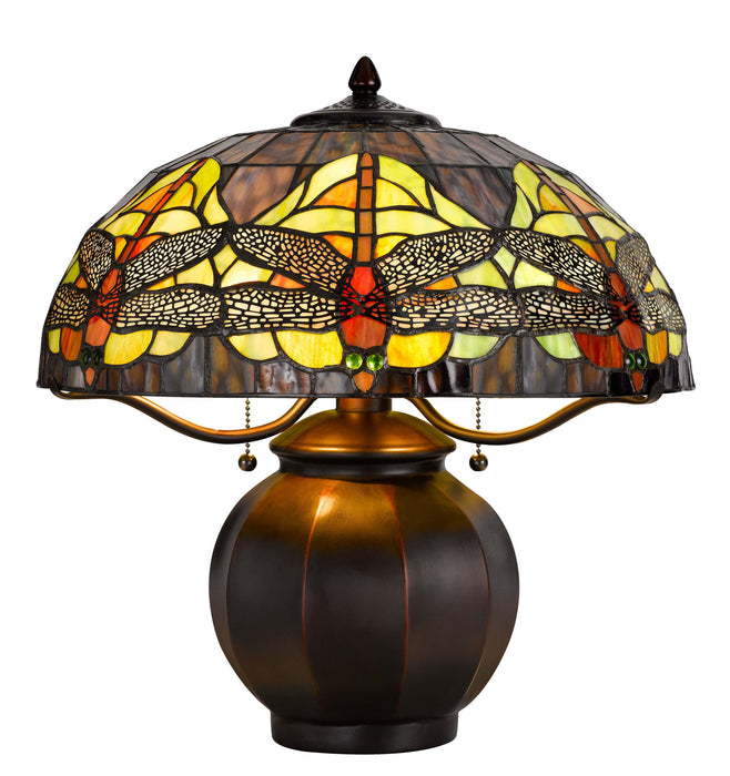 Tiffany - 18.25" Height Table Lamp - Dark Bronze
