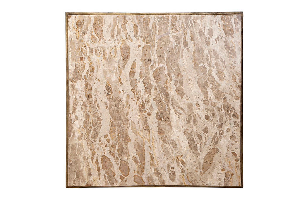 Nala - Coffee Table - Beige / Gold