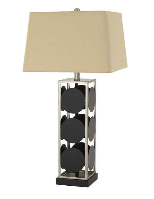 Hanson - 31.5" Height Metal Table Lamp - Black Antique Silver