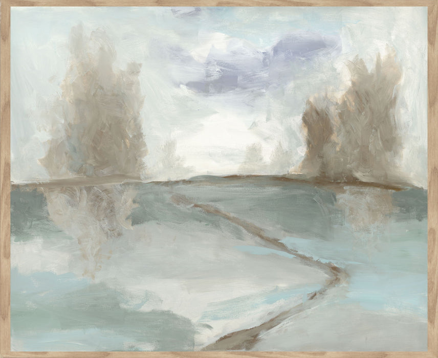 Blue Forest - 48" x 72" Painting By Buddy Whitlock - Blue