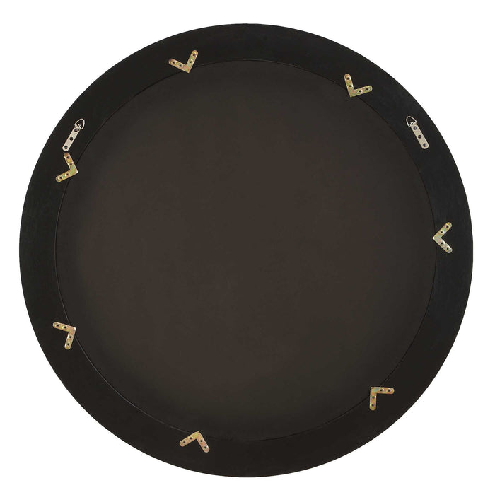 Frontier - Round Wood Mirror - Woodtone