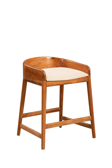 Saddle - Counter Stool - Light Brown