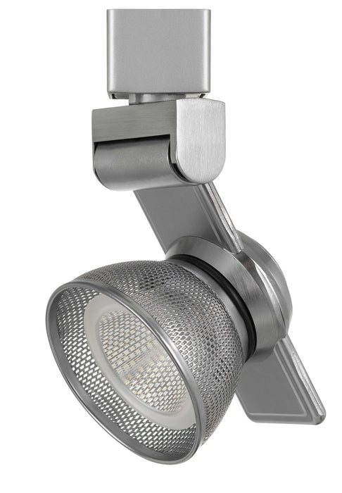 6" Height Metal Track Head - Brushed Steel - Mesh
