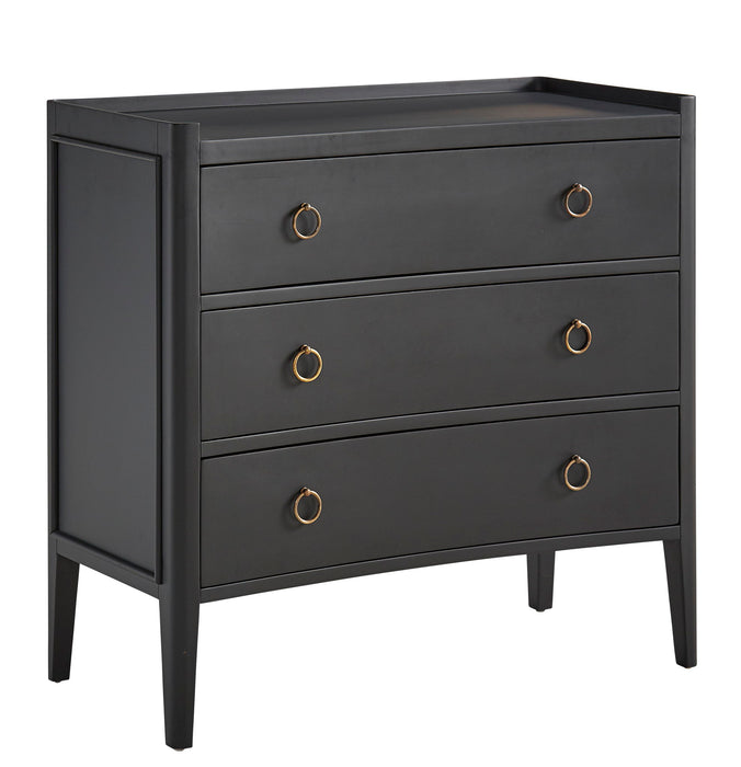 Tiffany - 3-Drawer Chest - Black