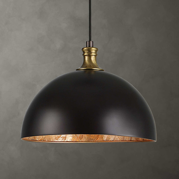 Placuna - 1 Light Pendant - Bronze