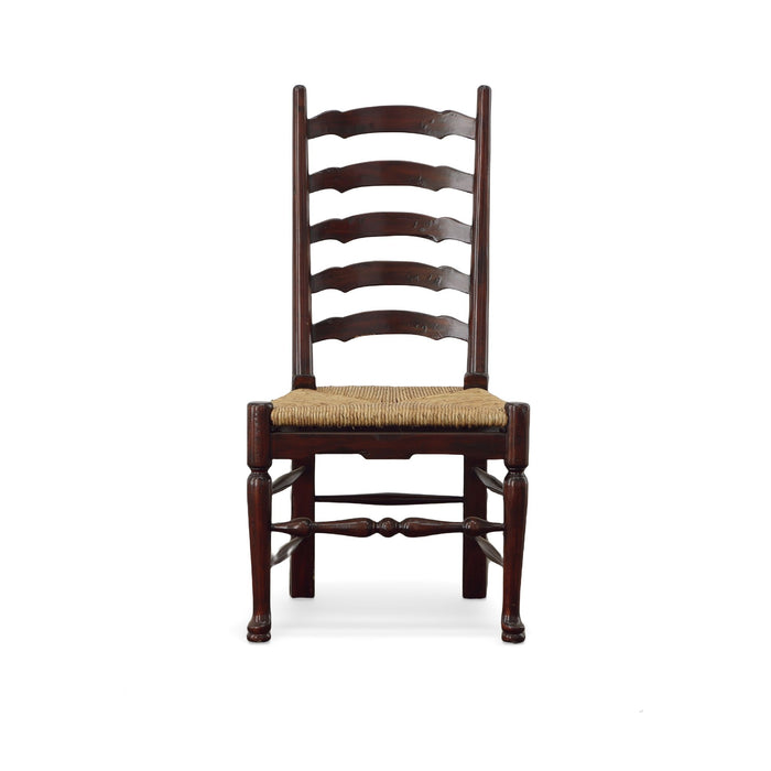 English Country - Ladderback Side Chair (Set of 2) - Dark Brown