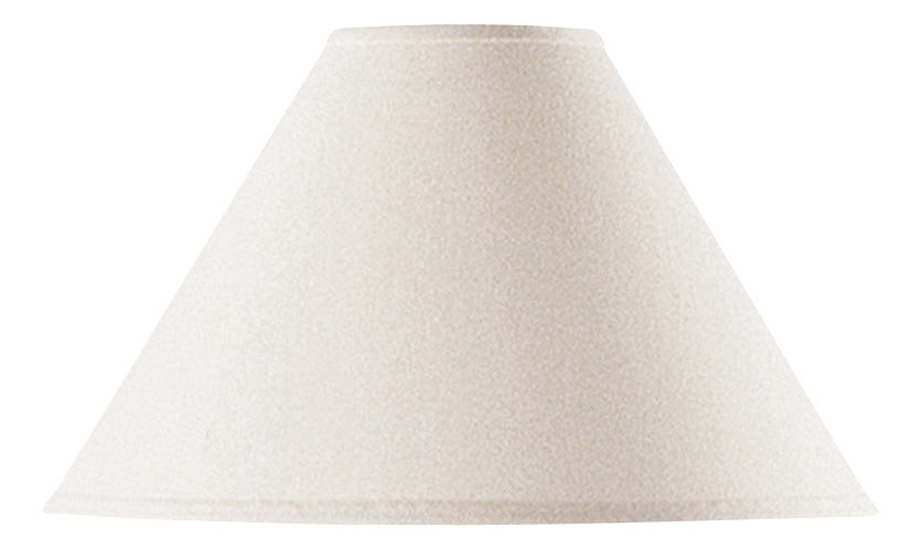 Coolie - 12" Height Linen Shade - Off White