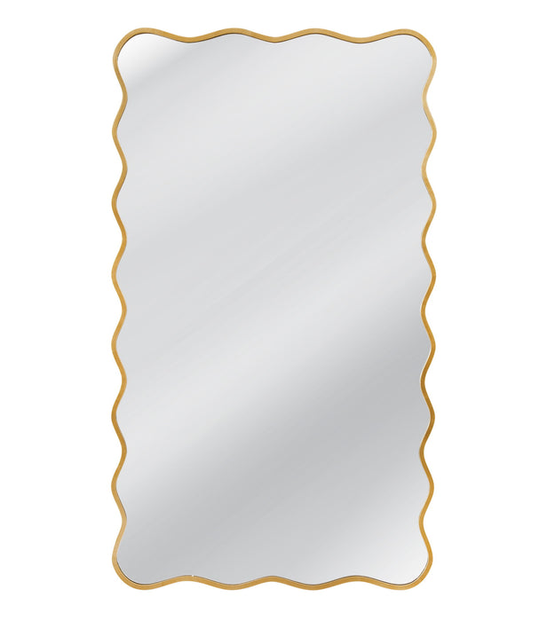 Freya - Floor Mirror - Antique Gold Leaf