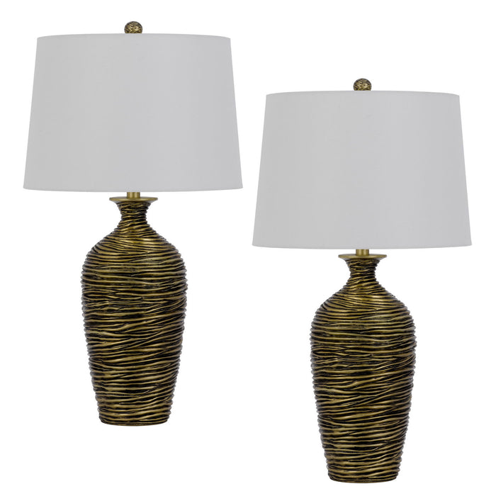 Aurora - 29" Height Resin Table Lamp (Set of 2) - Antique Bronze