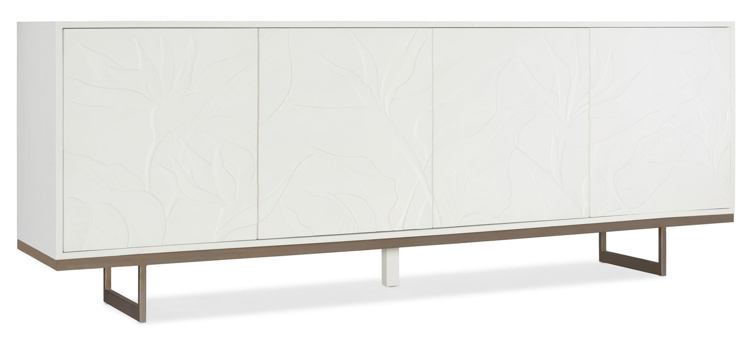 Melange - Passerine 4-Door Credenza - White