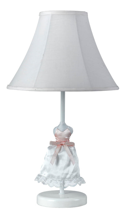 Doll Skirt - 21" Height Doll Skirt Lamp - White