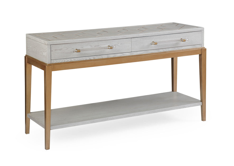 Perrine - Console Table - Silver / Gold