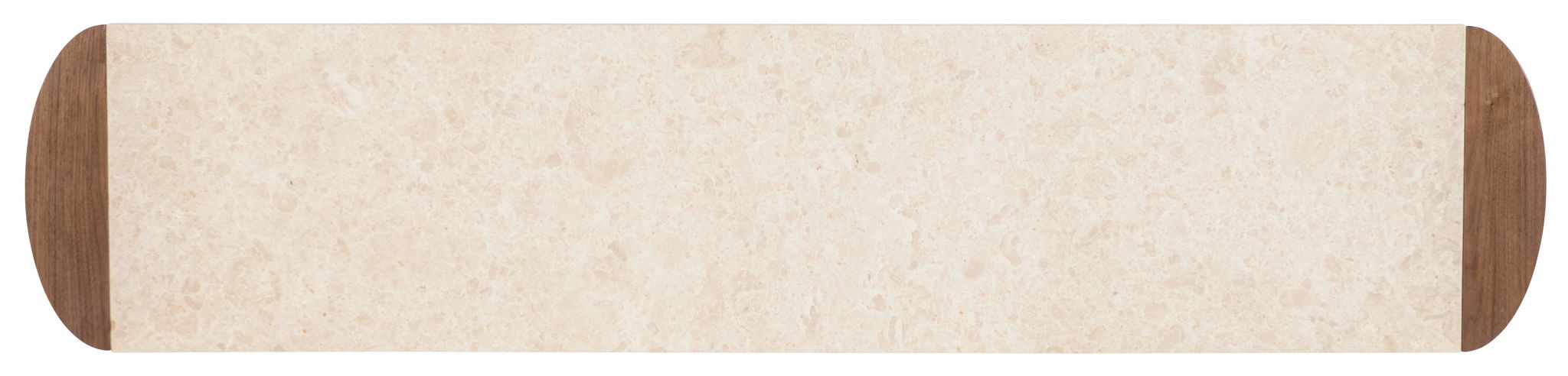 Eleana - Marble Top Console Table - Medium Wood