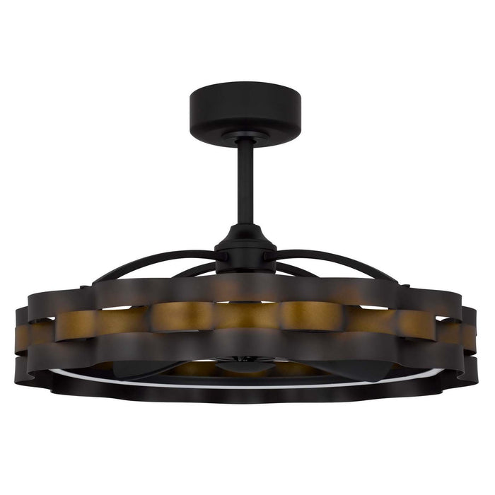 Pembroke - 19" Height Metal Fan Light - Dark Bronze