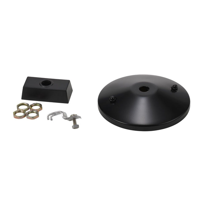 1" Height Drop Ceiling Assembly Plate - Black