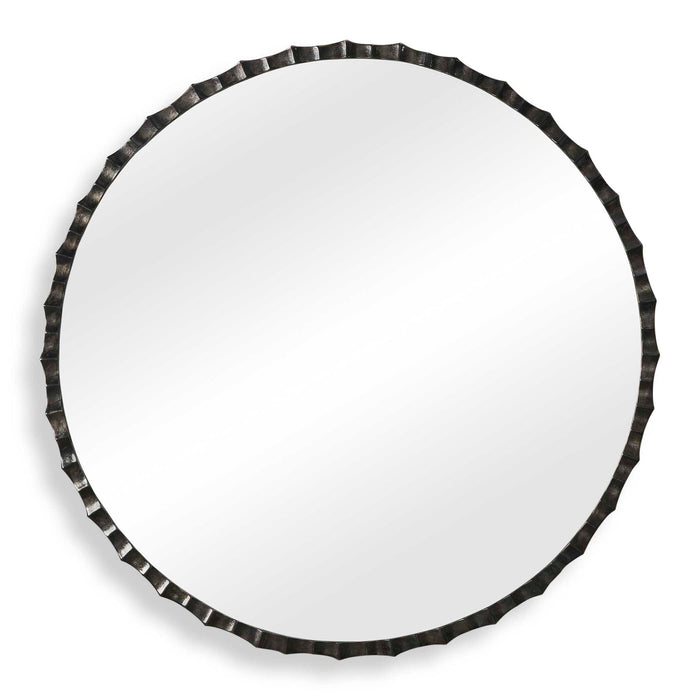 Grander - Round Mirror - Black / Gray