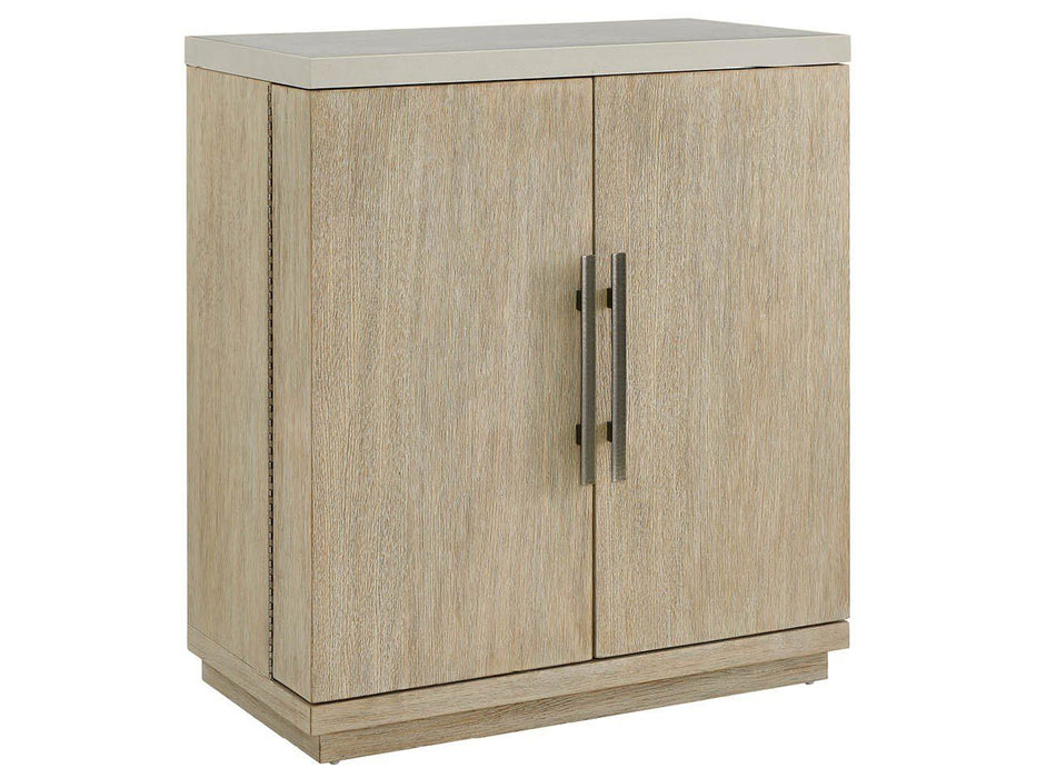 Oasis - Dockside Bar Cabinet - Beige / White