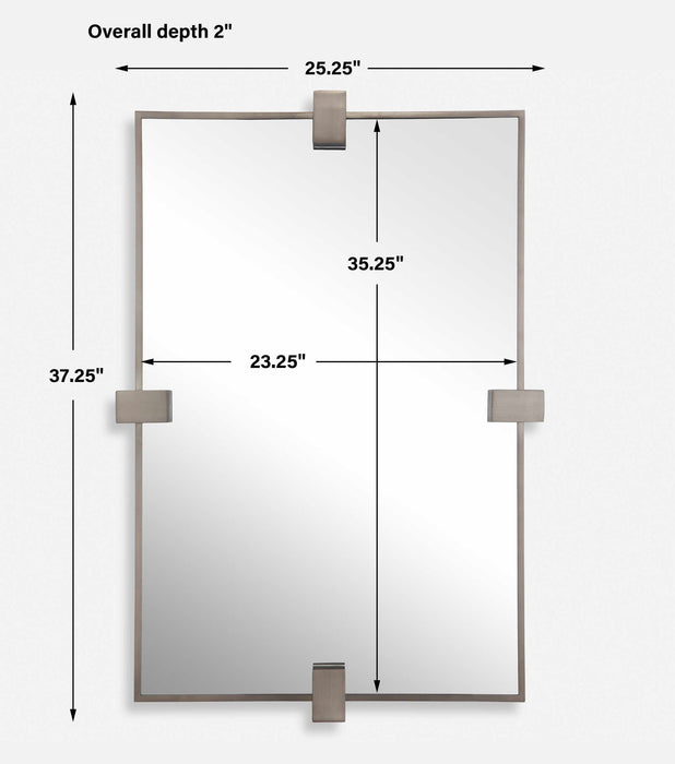 Bateau - Modern Mirror - Gray