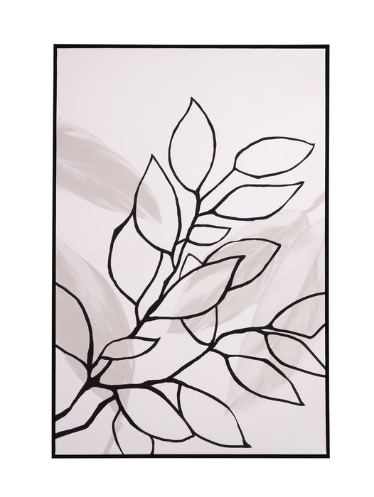 Harmony II Canvas Art - White / Black