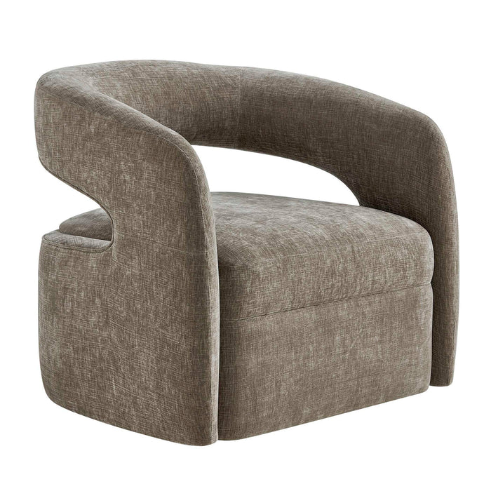 Breis - Swivel Barrel Chair - Gray