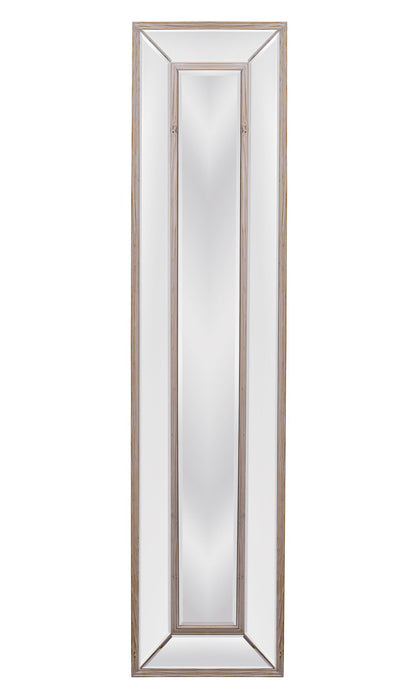 Pompano - Floor Mirror - Light Brown