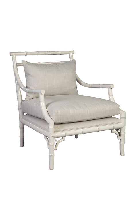 Durango - Arm Chair (Set of 2) - White / Pearl Silver