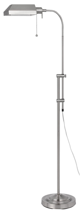 Pharmacy - 62" Height Metal Floor Lamp - Brushed Steel
