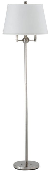 Andros - 62" Height Metal Floor Lamp - Brushed Steel