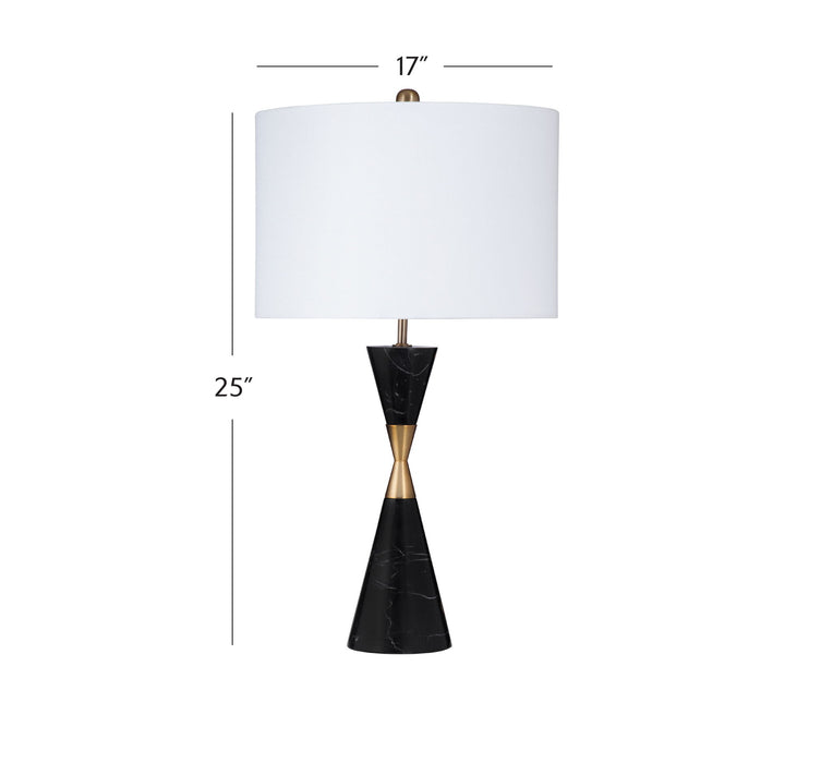Tana - Table Lamp - Black / White