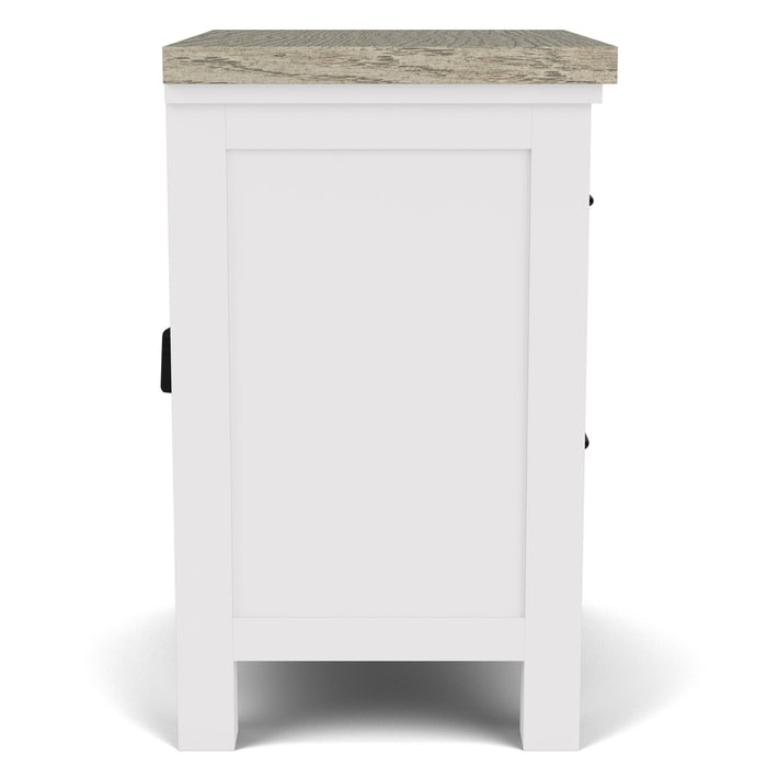 Cora - 2 Drawer Nightstand - White