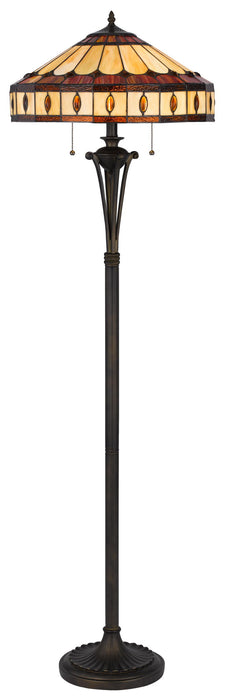 Tiffany - 61" Height Floor Lamp - Black
