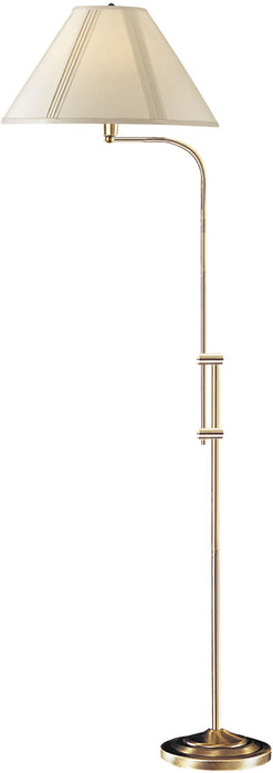 67.5" Height Metal Floor Lamp - Antique Brass