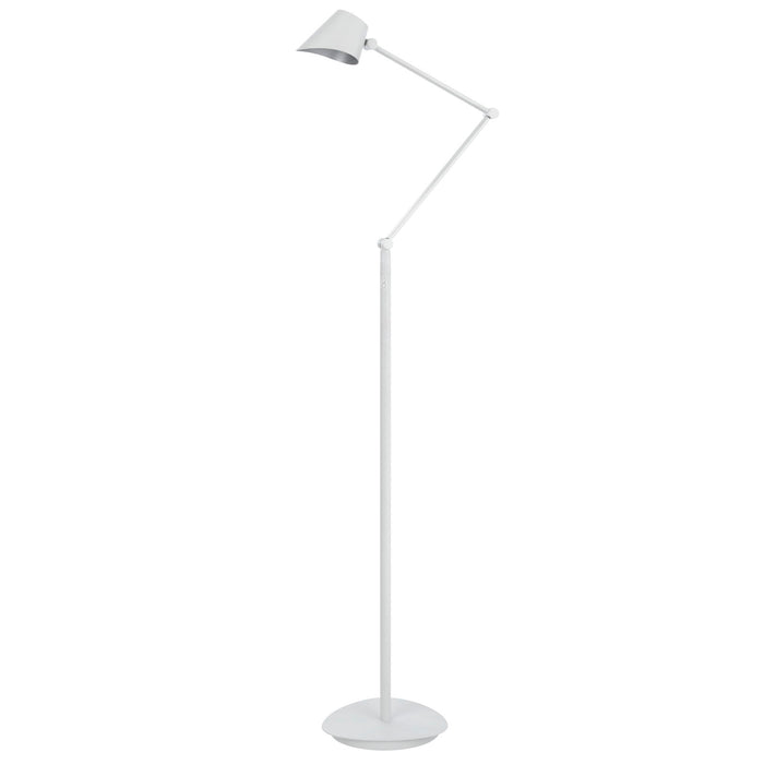 Polarline - 41-66" Height Metal Floor Lamp - Sand White