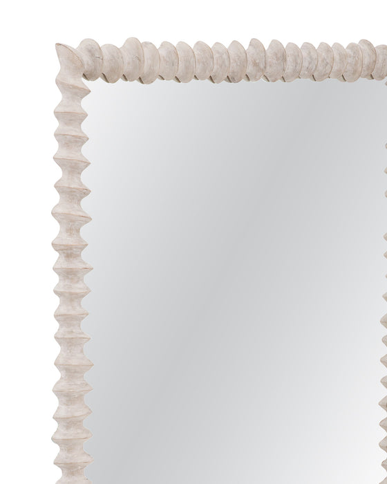 Churchill - Wall Mirror - Distressed White