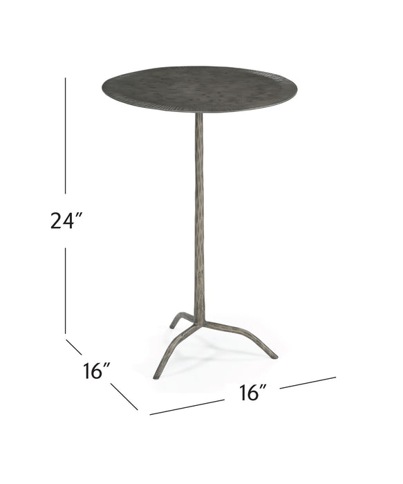 Silas - Accent Table - Antique Nickel