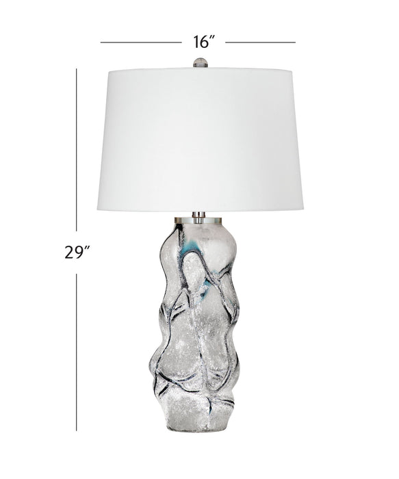Ion - Table Lamp - Pearl Silver / White