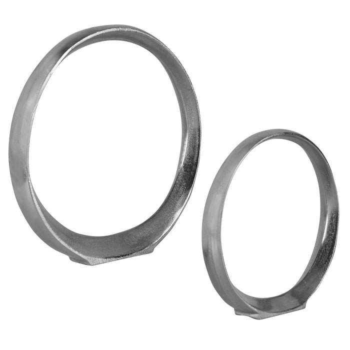 Orbits - Ring Sculptures (Set of 2)
