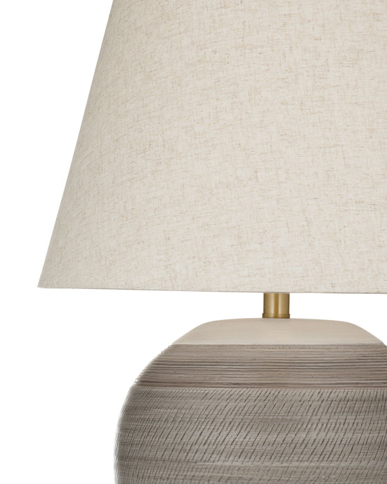 Almaden - Table Lamp - Gray / Beige