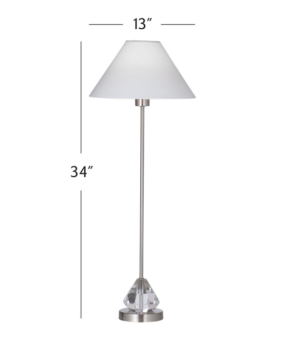 Milford - Table Lamp - Brushed Steel